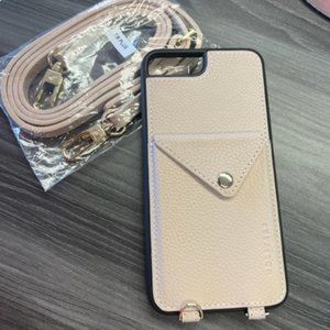 LEATHER IPHONE CASE CROSSBODY - Never used